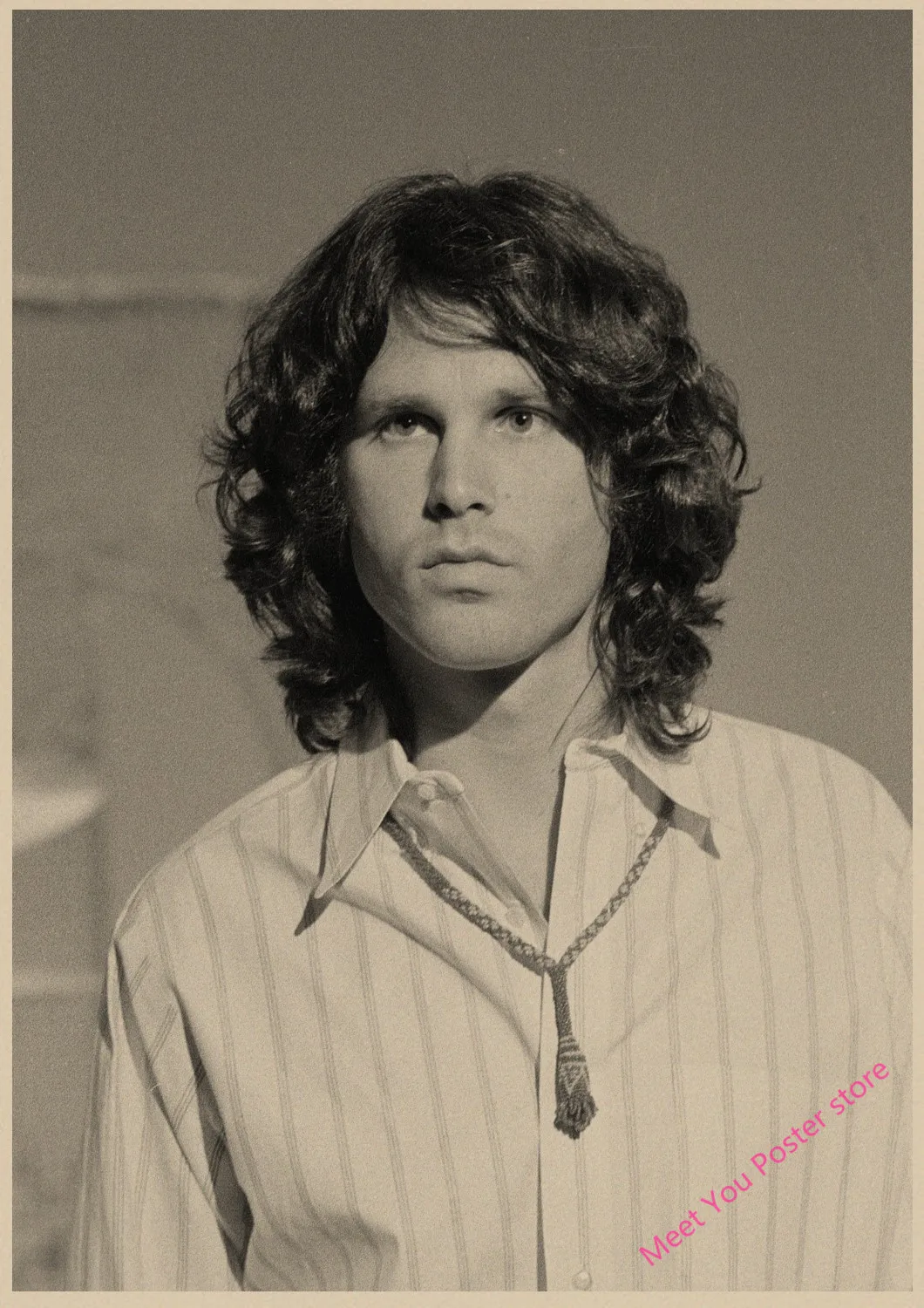 Sticker The Doors Psychedelic Jim Morrison Portrait Rock Band Singer Music Decal 