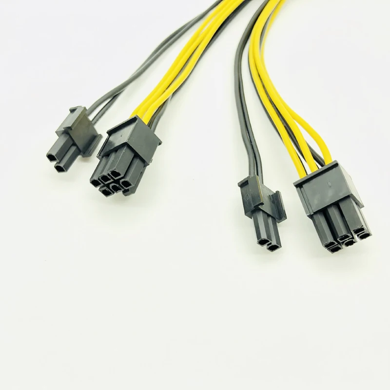 Кабель питания для видеокарты PCIE PCI E 8 Pin мама к двойному pin 6 + 2p Вилка GPU видеокарта