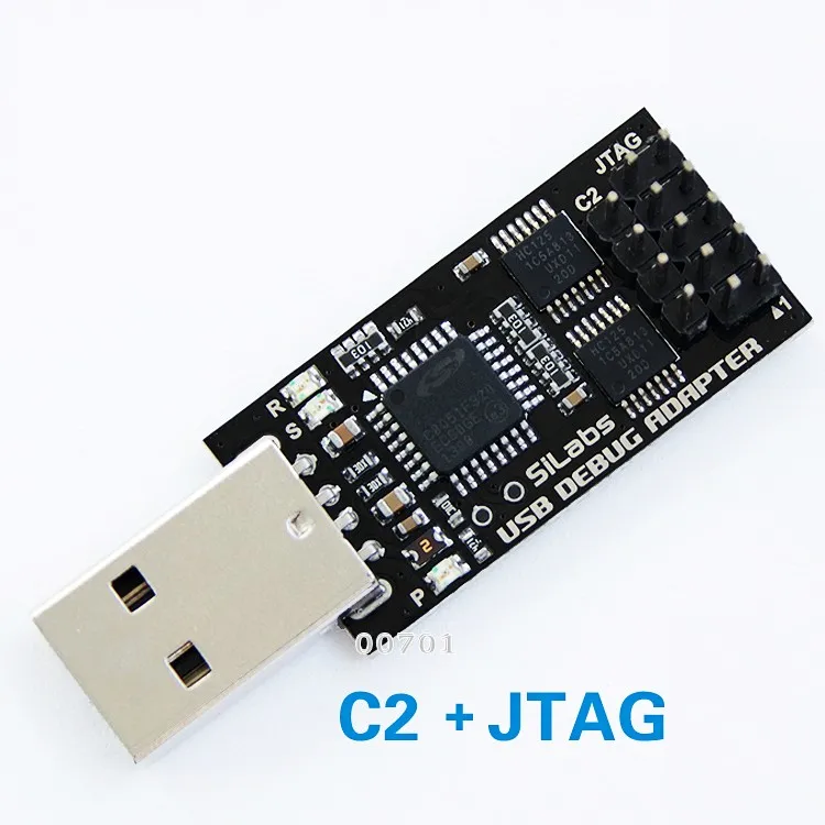 

Free shipping USB Debug Adapter programmer JTAG/C2 for C8051F MCU
