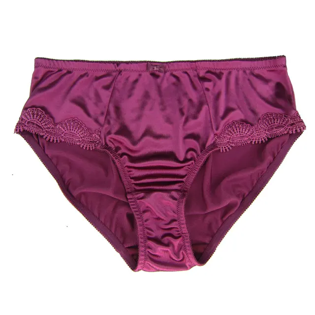Buy Women Plus Size Panties High Waist Satin