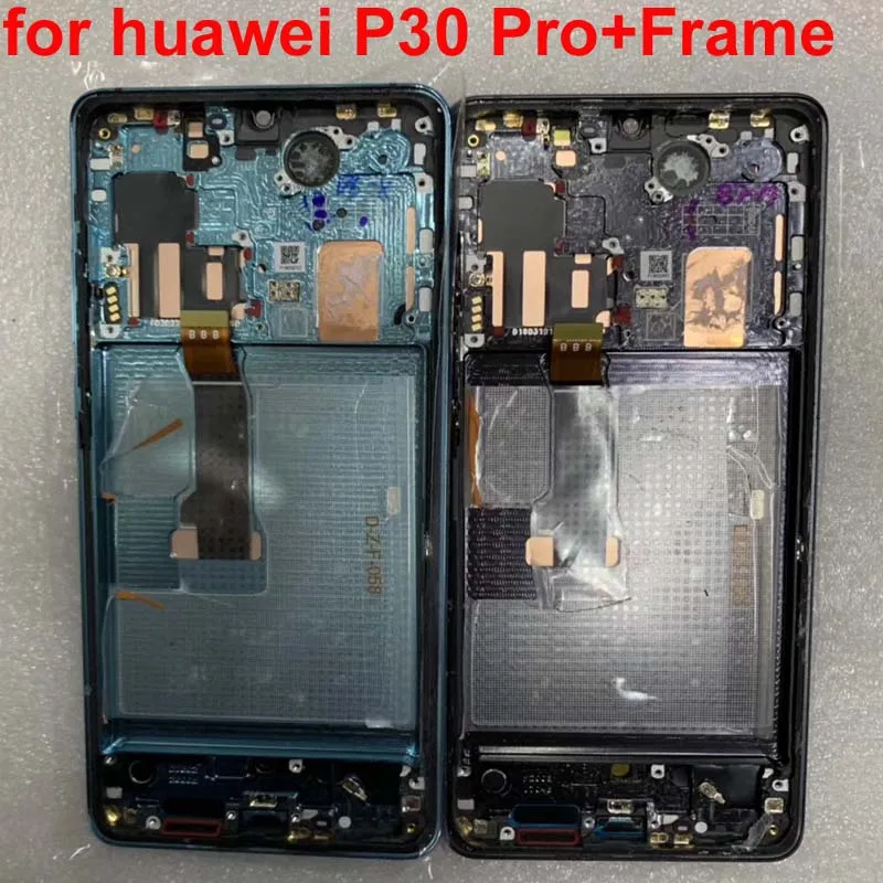 Super AMOLED 6,4" Дисплей для HUAWEI P30 Pro ЖК-дисплей Сенсорный экран для HUAWE P30Pro ЖК-дисплей VOG-L29 VOG-L09 VOG-L04 с рамкой