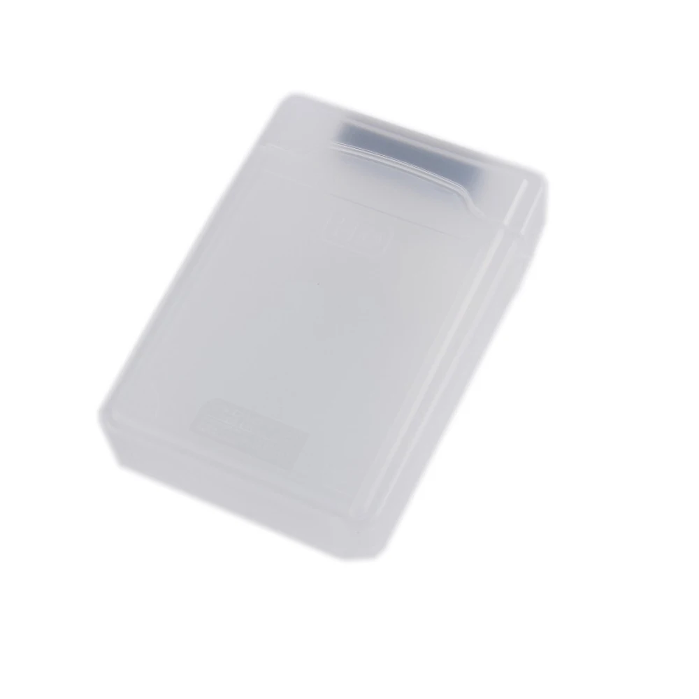 DeepFox HDD Caddy Корпус 2,5 дюймов SATA SSD мобильный диск коробка чехол s Жесткий диск 2,5 HDD чехол для Windows/Mac ноутбука - Цвет: Transparent