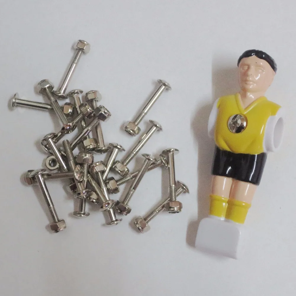 22 Винта и Гайки для 5/8 "стержень игрока Foosball Table Part Man запасные части Футбол