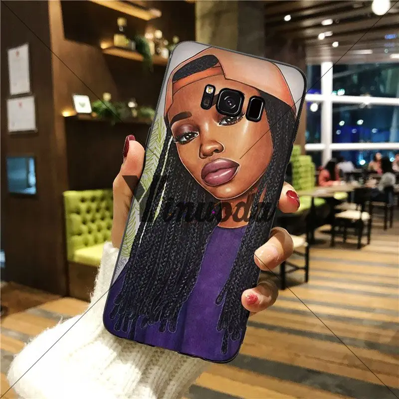 Colorful art african girl