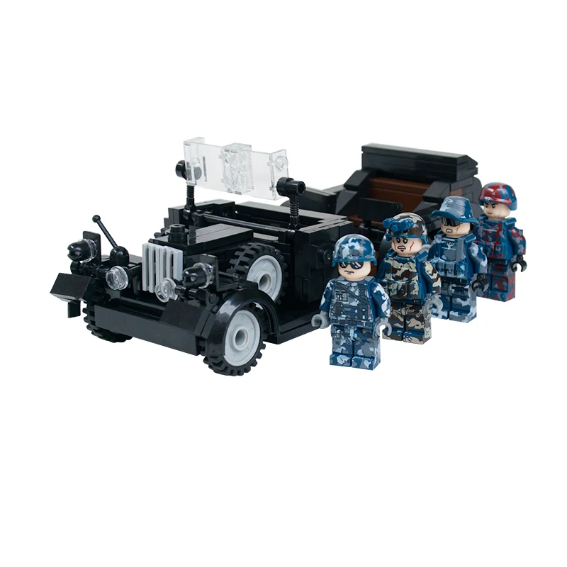 

2017 Century Military MOC US Willys Jeep Airborne Power Module WW2 Classic Military Vehicle with Legao Compatible