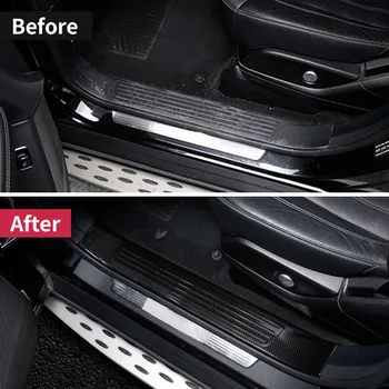 

For Mercedes Benz GLE W166 350d GLE coupe C292 amg GLE Mercedes Door Sill Scuff Plate Welcome Pedal Trim Cover Accessories