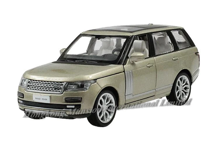 1:32 Масштаб Роскошная литая под давлением металлическая модель автомобиля для новой коллекции Range Rover внедорожная модель дорожного транспортного средства игрушки автомобиль - Цвет: Champagne