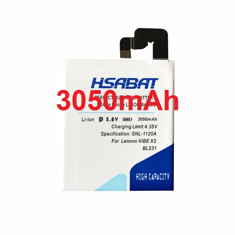 imágenes para HSABAT Nueva 3050 mAh Batería de Uso de la Batería para Lenovo VIBE X2 BL231 X2-A X2-CU S90T S90U imágenes para HSABAT Nueva 3050 mAh Batería de Uso de la Batería para Lenovo VIBE X2 BL231 X2-A X2-CU S90T S90U