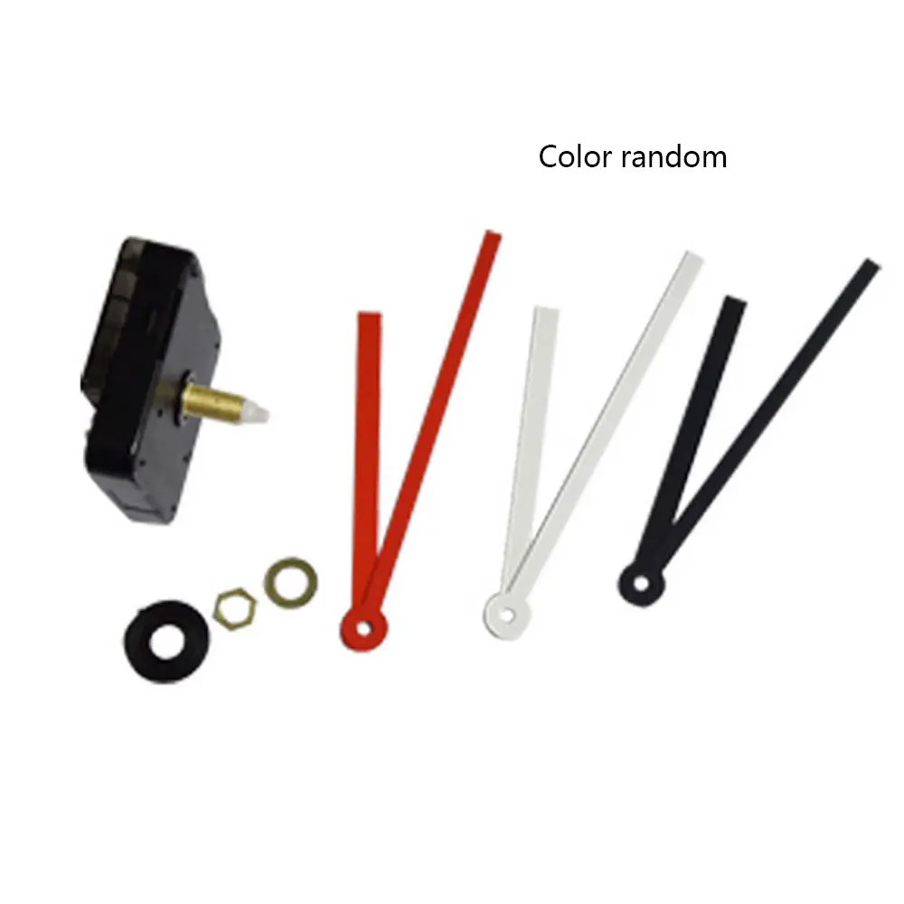 

Wall Clock Quartz Movement DIY Mechanism Battery Operated Motor Fittings Kit Thick Plate Clock Face DIY Long Thread Core