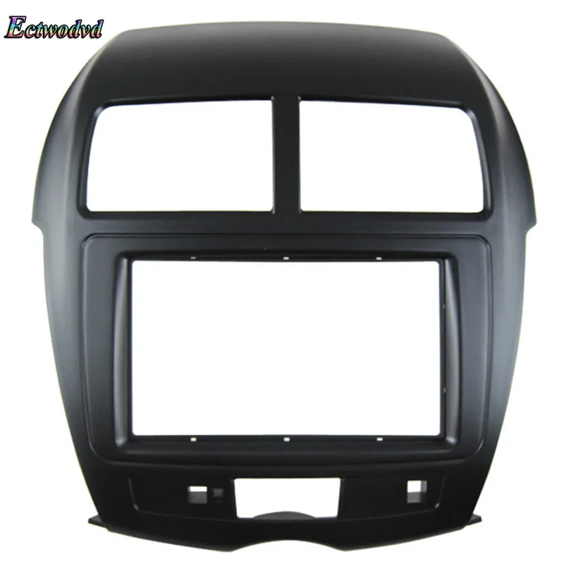 

Ectwodvd 178*102MM Car Radio Fascia for Mitsubishi ASX 2012 2DIN Stereo Frame Panel Dash Mount Kit Adapter Trim Bezel Facia