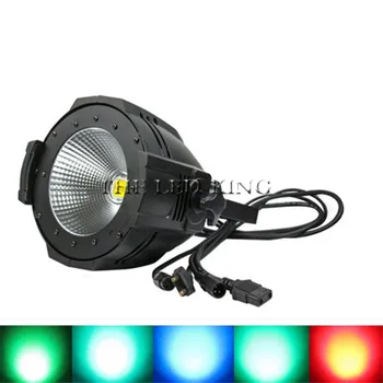 

LED par 200W COB RGBWA 5in1/RGBW 4in1/RGB 3in1/ Warm White Cold white UV LED Par Par64 led spotlight dj light Dmx controll