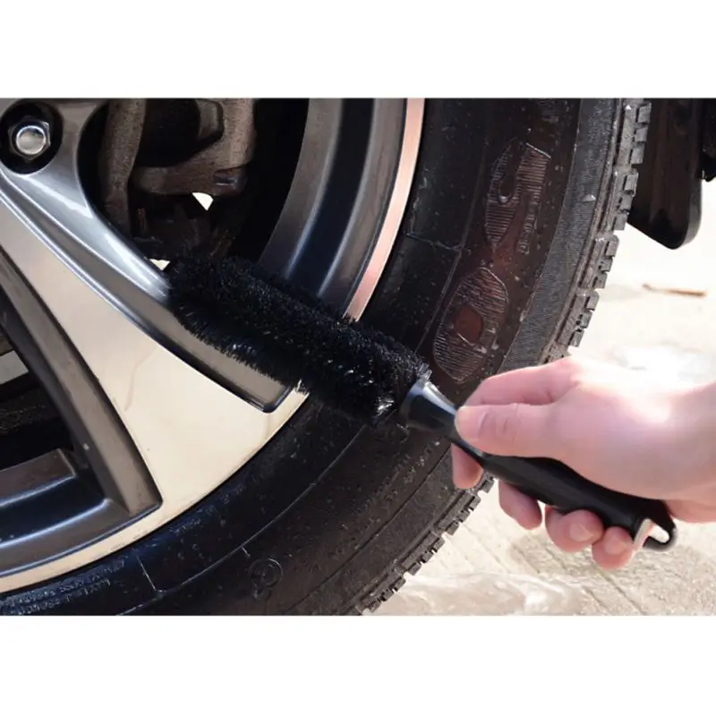 Автомобильная щетка для колеса автомобиля для колесных дисков скраб сплав щетка моющий очиститель инструмент для чистки автомобиля
