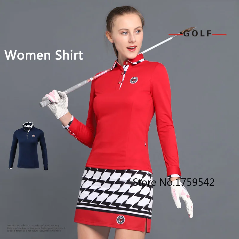 long sleeve golf shirts ladies