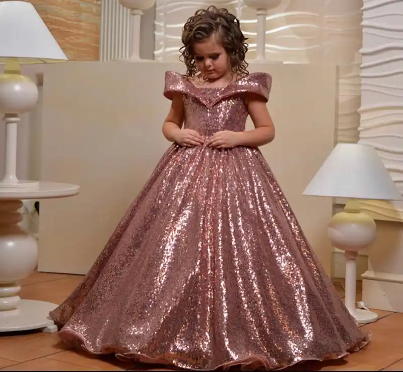 rose gold dresses for toddlers