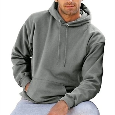 Hanes F170 Mens Ultimate Cotton Pullover Adult Hoodie Sweatshirt Charcoal Heather Small (1)