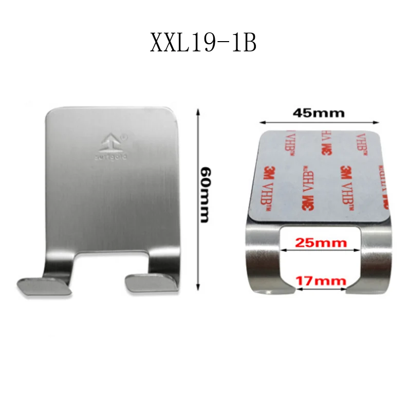 1 шт., новинка, Мужская полка для бритья, 304, нержавеющая сталь, держатель для бритвы, бритва для бритья, полка для ванной, вискозный крючок для бритвы - Цвет: M