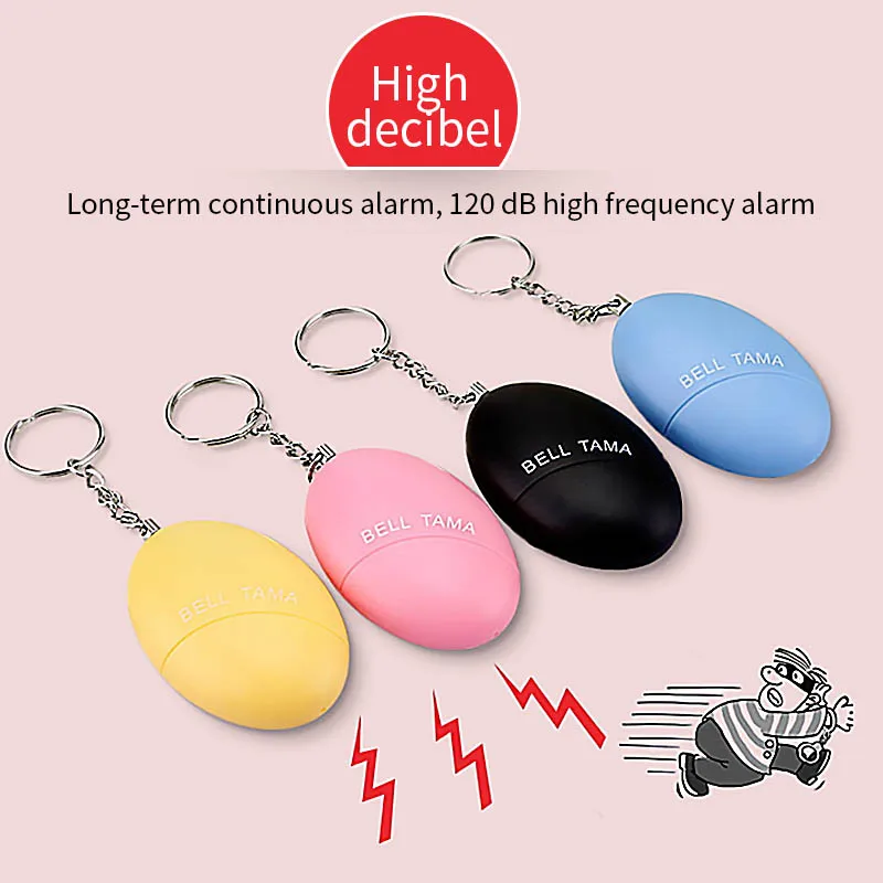 

Hot Sale Pocket Anti-Wolf Alarm with Keyring Bag Pendant for Women Children Outdoor Sport Camping Tactical Defense Accessories