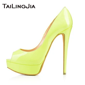 

Platform Sandals Peep Toe Women Shoes High Heels Slip On Black Shoes Woman Many Colors High Quality handmade Free Shipping 2019