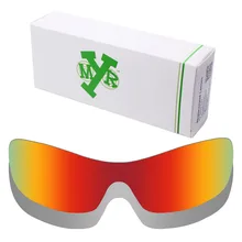 2 шт MRY поляризованные Сменные линзы для солнцезащитных очков-солнцезащитных очков Окли антикс Серебряный Титан и огненный красный