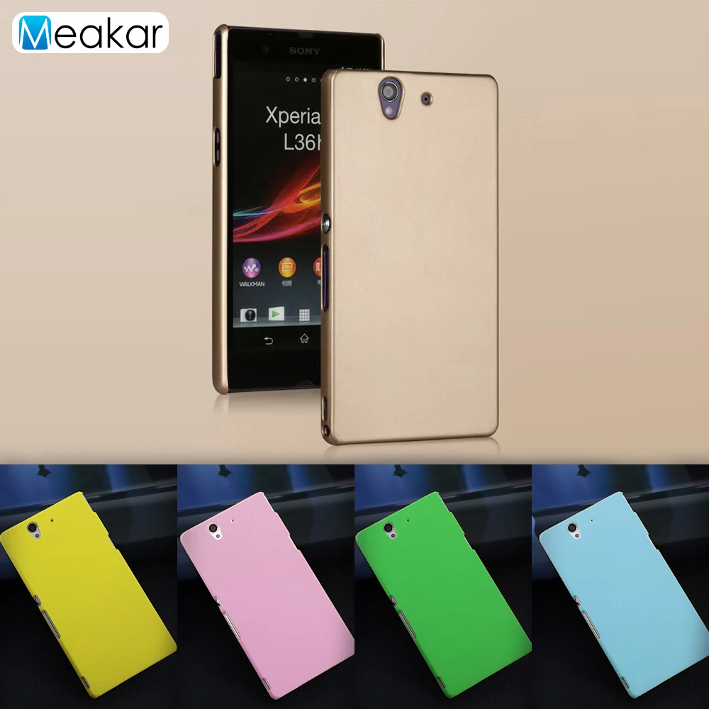 Матовый пластиковый чехол 5 0for Sony Xperia Z для C6603 L36H C6602 телефона лента на заднюю