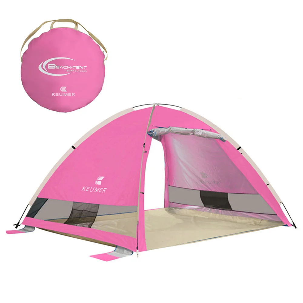 

Automatic Instant Pop Up Beach Tent Lightweight Outdoor UV Water Repellent Camping Tent Cabana Sun Shelter Tent for 3-4 People