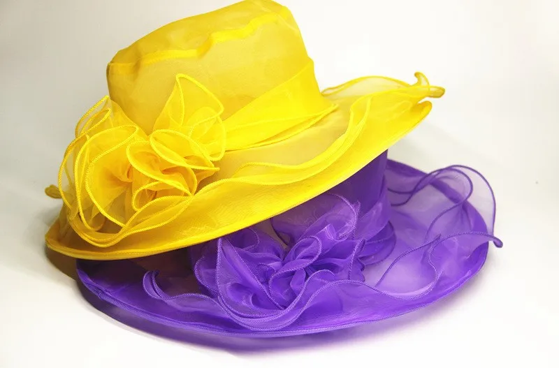 1 шт. женские пляжные шляпы Летняя мода Складная шифоновая вуаль солнцезащитные шляпы Ретро дамские sombreros вуаль цветы шляпа Дамы