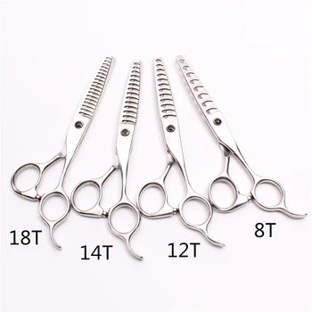 

6" 17cm 440C Customized Logo Thinning Scissors Hairdressing Scissors 8/12/14/18 Teeth Thinning Rate 35%-50% Hair Scissors C2004