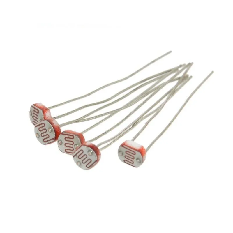 

Thinary 20PCS 5539 Light Dependent Resistor LDR 5MM Photoresistor wholesale and retail Photoconductive resistance for arduino