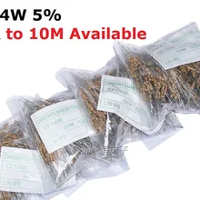 1000 шт. 1/4W 220R/240R/270R/300R/330R угольный осажденный резистор 220/240/270/300/330 Ом 5% 0,25 W резисторы цветное кольцо резистора 5