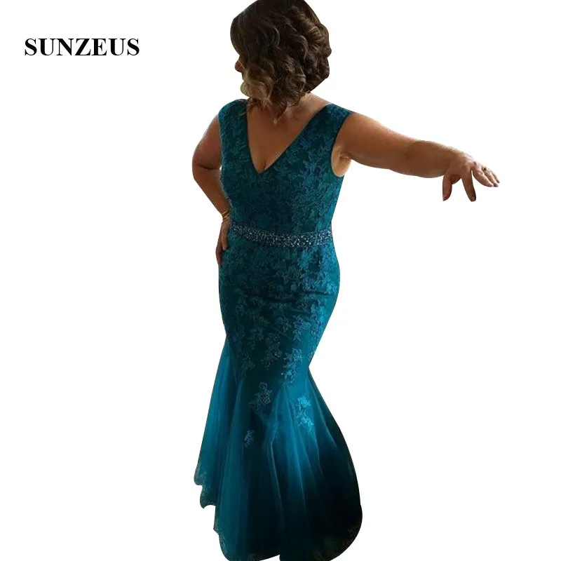 Zware Applicaties Mermaid Moeder Van De Bruidegom Jurk V-hals Tank Lange Tule Bruiloft Gast Jurken Kralen Tailleband Lady Party Dress Zware Applicaties Mermaid Moeder Van De Bruidegom Jurk V-hals Tank Lange Tule Bruiloft Gast Jurken Kralen Tailleband Lady Party Dress
