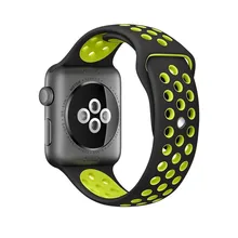 38mm Sport Band For Apple Watch Series 2 Nike Sport Band Soft Silicone Replacement wrist Strap for Apple smart watch