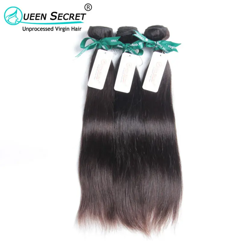 

Queen Secret hair full cuticle hold Free shipping 6A no processed Eurasian virgin straight 4pcs a lot 100% Eurasian hair weaving