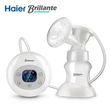 Hot Sale Brillante Electric Breast Pump BPA Free Milk Sucker Powerful Suction infant Mamadeira Baby bottle USB and Battery power