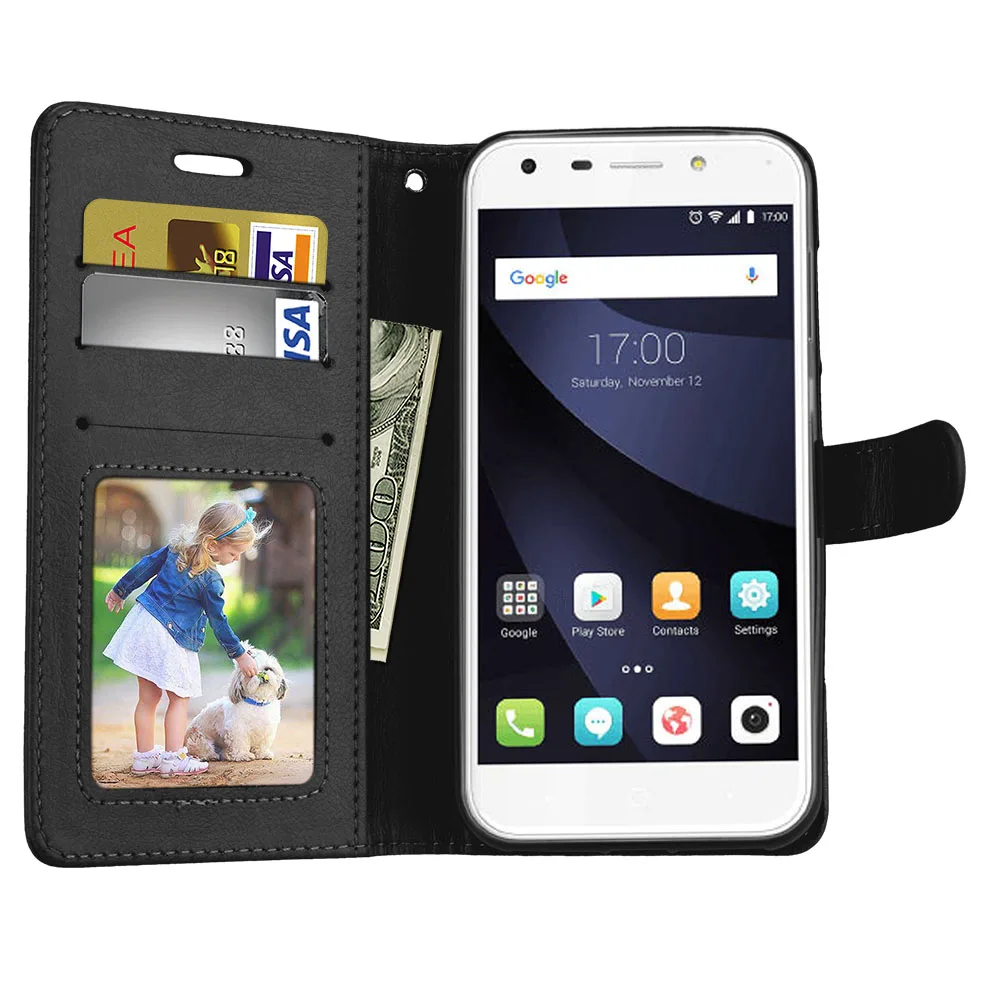 Чехол для ZTE Blade A510 A610 A6 Lite AF3 A5 L5 Plus V7 ZMAX 2 чехол подставка из искусственной кожи