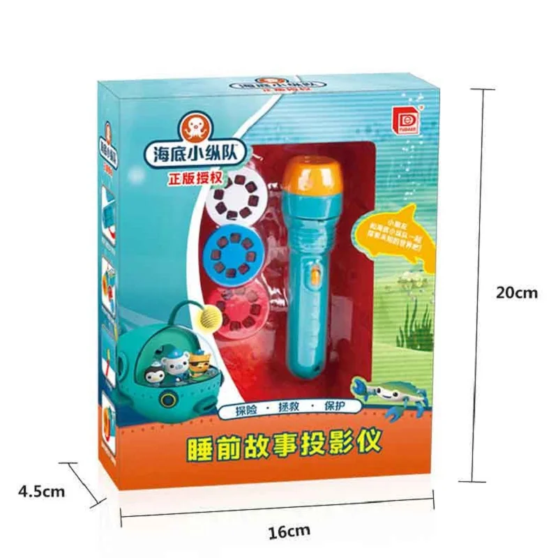 

Octonauts toys children's Puzzle Octonauts Projection Flashlight Child Early Learning Toy Story Painting Sleeping Artifact Toy