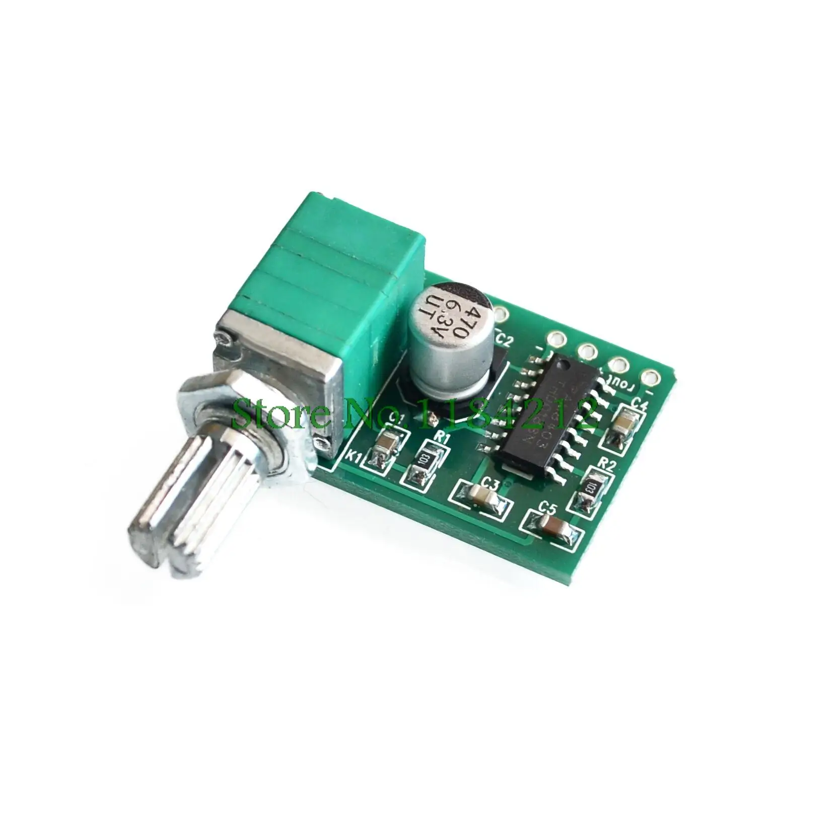 

PAM8403 Mini 5V Digital Small Power Amplifier Board (USB supply)