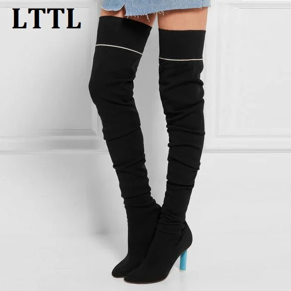 sock overknee boots