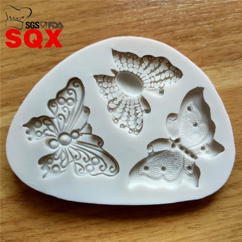 New arrival butterfly chocolate Molds, silicone chocolate molds, pastry ...