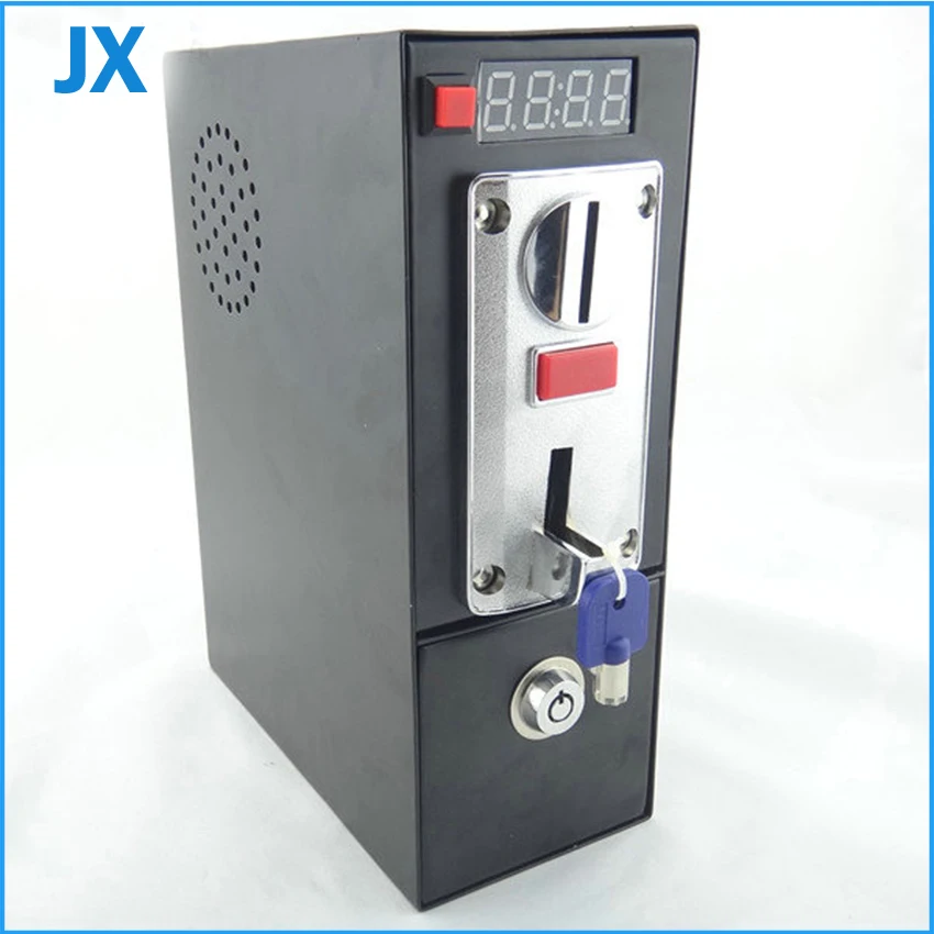 

DG600F Coin operated Timer Control box with six kinds coin selector acceptor for washing machine massage chair