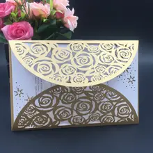 Пользовательские Различные цветы дизайн лазерной резки День рождения карты/Поздравительные открытки/Пригласительные открытки