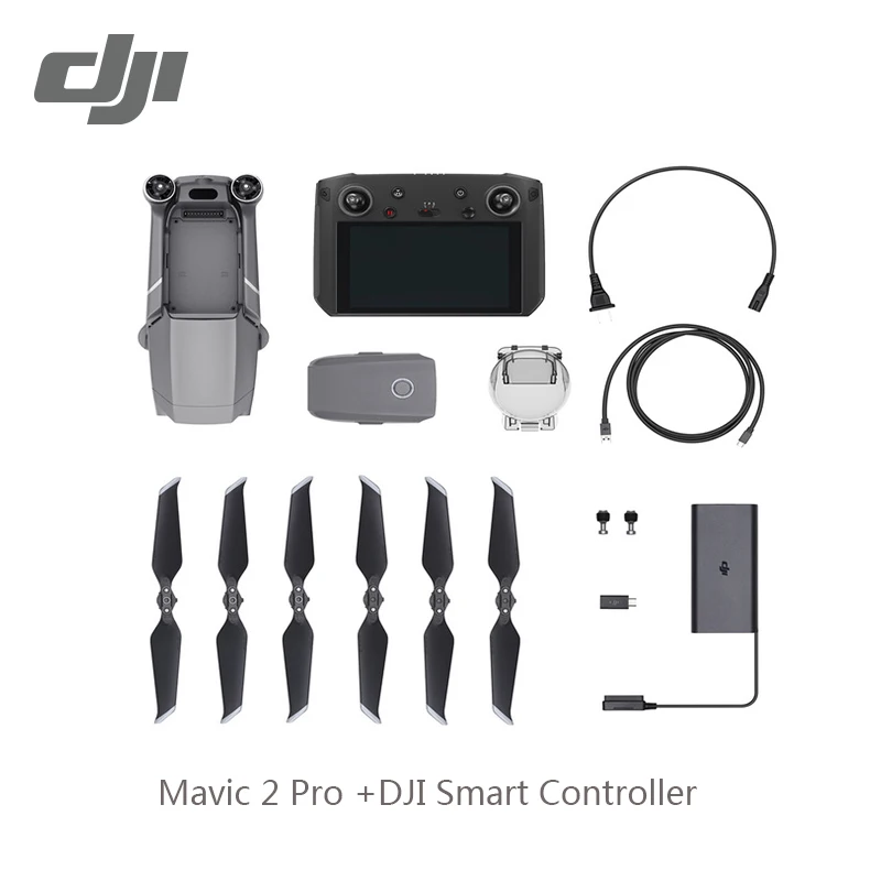 DJI Mavic 2 Pro/Mavic2 Zoom/Smart control ler/комплект аксессуаров Hasselblad камера 4K HDR видео 8 км пульт дистанционного управления 31 мин Время полета - Цвет: Mavic2 Pro(Smart)