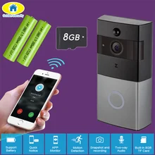 Golden Security WiFi Video Intercom Doorbell 720P HD Alarm Security Camera Night Version Wireless Doorbell with 18650 Battery