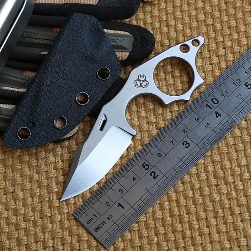 

EDC Knife N690 Steel Riding Fishing Small Straight Knife Mountaineering Defense Tools Small Cutter