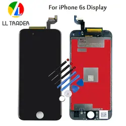LL trader черный класс AAA сборка Замена ЖК-дисплей для iPhone 6s экран 4,7 дюймов ЖК-дисплей для iPhone 6 S дигитайзер сенсорный + инструмент