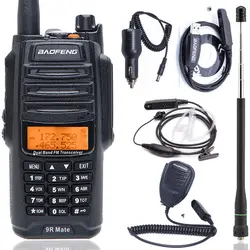 Baofeng UV-9R Коврики IP67 влагонепроницаемые Walkie Talkie 10 W Dual Band 136-174/400-520 МГц Любительское радио, Си-Би радиосвязь 10 км Long Range UV-9R плюс UV-82