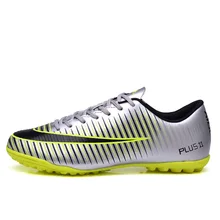 Мужская спортивная обувь, высококачественные мужские футбольные бутсы s TF, сверхтонкие противоскользящие футбольные бутсы для мальчиков, Прямая, футбольные бутсы 31-44