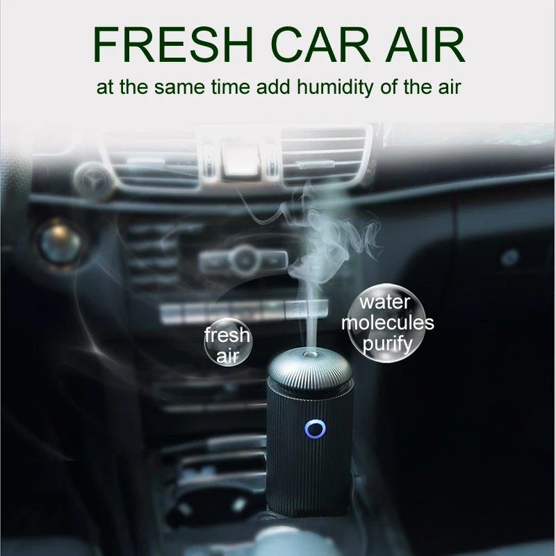 HEPA Car Air Purifier Humidification Atomization Aromatherapy Negative Ion Purification Freshener Cleaner Ionizer Purifier Car HEPA Car Air Purifier Humidification Atomization Aromatherapy Negative Ion Purification Freshener Cleaner Ionizer Purifier Car