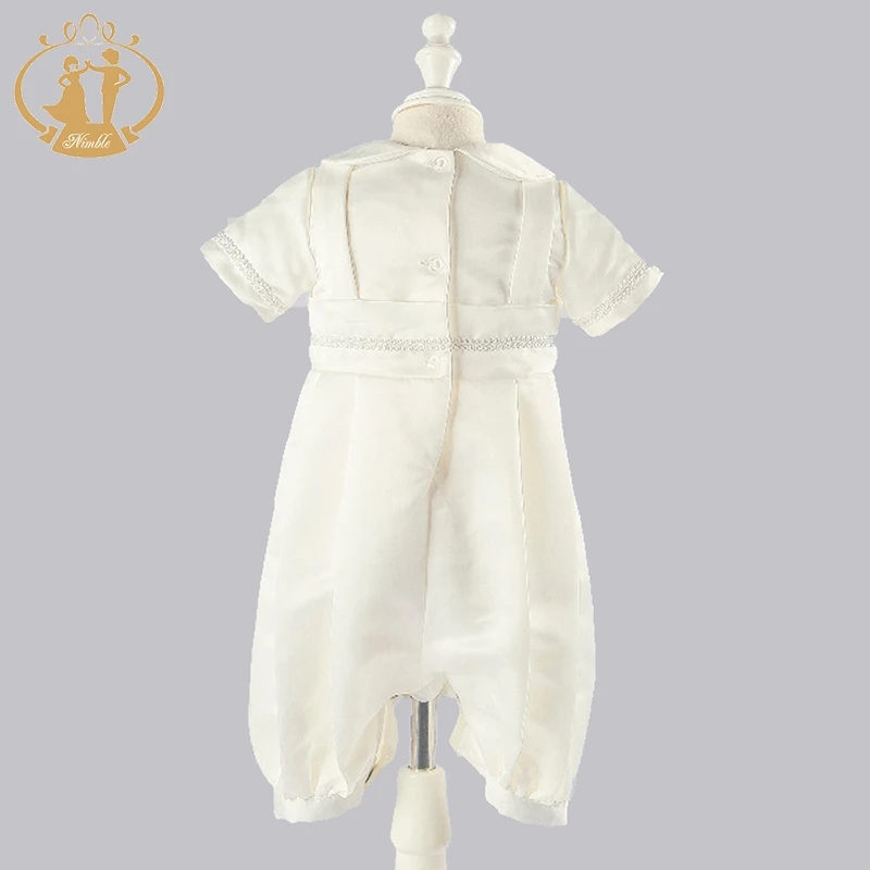 Nimble/Одежда для маленьких мальчиков; платья на крестины; однотонная одежда для малышей; Одежда для новорожденных; белое пальто; Размеры 3 M, 6 M, 9 M, 12 M; vestidos