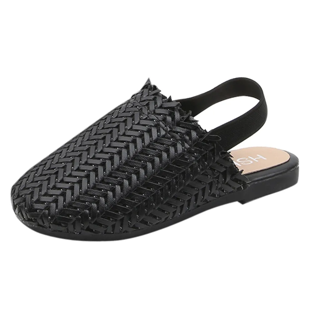 2019 girls retro woven sandals shoes princess shoes sandals sandals slippers summer sandals for girls kids shoes+male 40J23 (23)