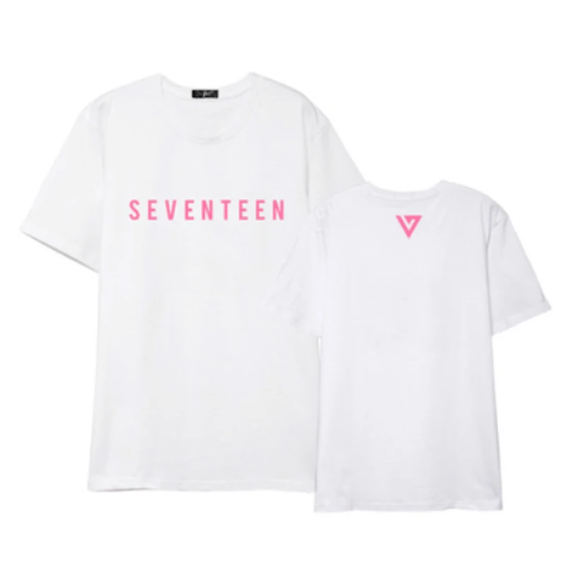 Mainlead KPOP футболка Seventeen со стразами повседневные футболки с надписью для